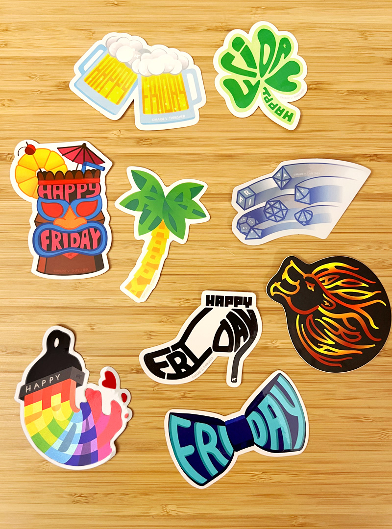 Happy Friday Stickers Happy Friday Stickers
